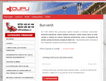 Tablet Screenshot of dupu.ro